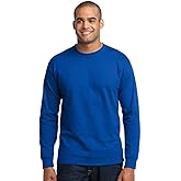 Port & Company Men's Tall Long Sleeve 50/50 Cotton/Poly T Shirt