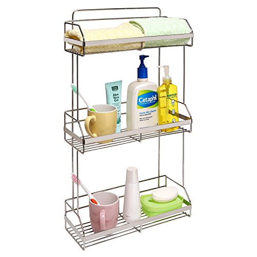 Stainless Steel Space Saver 3 Tier Bathroom Toiletries Towel