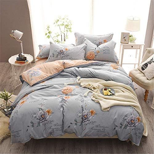 SSHHJ Bedding Set Pure Fashion Patterns Bed Sheet Quilt Cover Pillowcase B 220x240cm