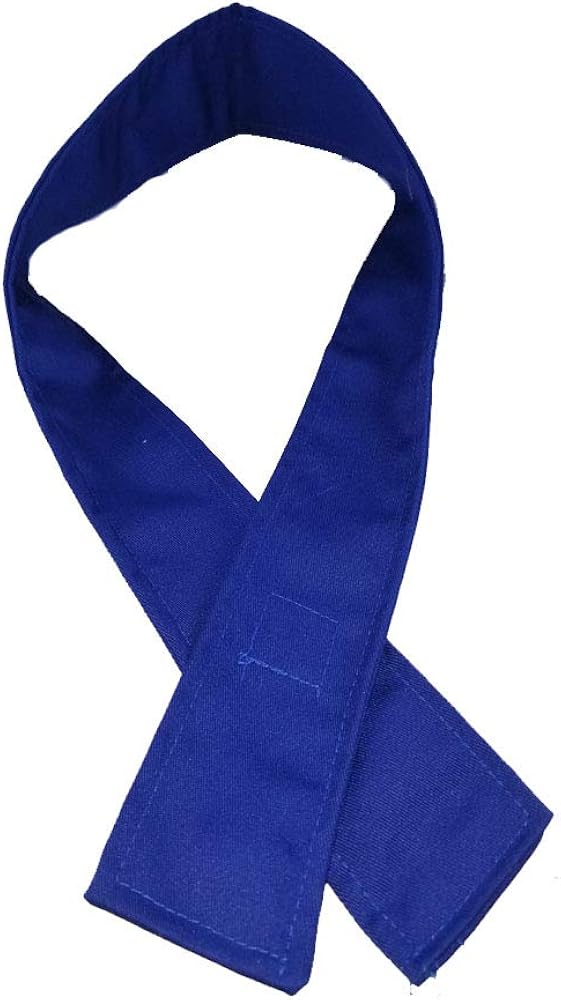 Hibachi Chef Hat with Tie Blue: Industrial & Scientific
