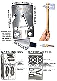 Outtracker Set of 3 Survival Multitool Cards Axe