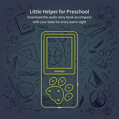 MP3 Player for Kids, Cartoon Kids MP3 Music Player Bear Paw Button Design, 1.8" LCD Screen, MP3 Player with Radio, Kids Games, Sleep Timer, Voice Recorder - Thumbnail 7