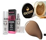 Lot 2 Items: 1x Mica Beauty BB Cream + Matching Itay Mineral Loose Powder Foundation (Cocca)