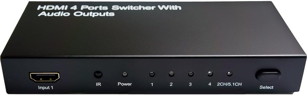 Calrad 40-998 4 x 1 3D HDMI Switcher