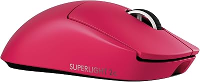 Logitech G PRO X Superlight 2c Wireless Gaming Mouse Pink, 53 g, 44K DPI, 8 kHz