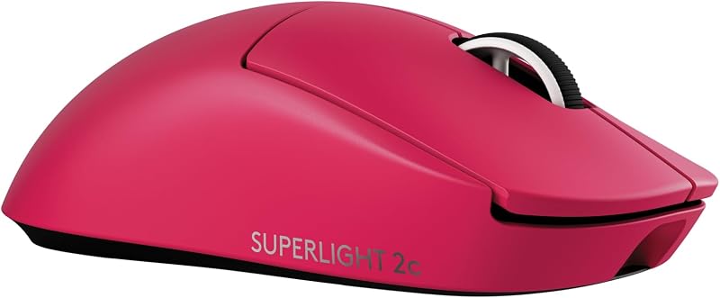 Logitech G PRO X Superlight 2c Wireless Gaming Mouse Pink, 53 g, 44K DPI, 8 kHz