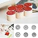 ItAll Wood Rubber Stamp Set of 6 with Floral Flower Pattern for Kids Scrapbooking Card Making