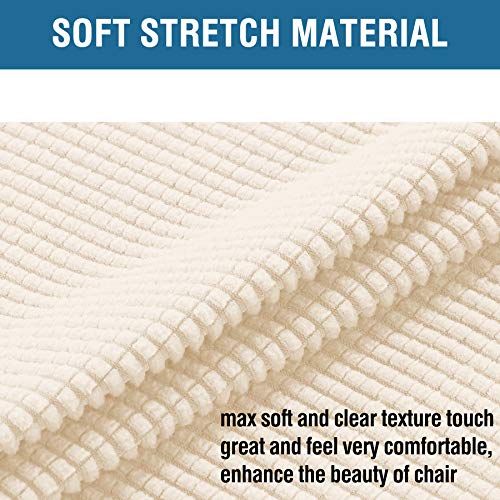 H.VERSAILTEX Stretch Dining Chair Covers Set of 4 Chair Covers for