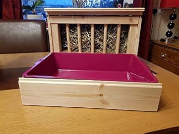 Rabbit Hay Rack With Litter Tray Amazon Co Uk Pet Supplies