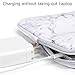 iCasso 13-13.3 inch Laptop Sleeve Bag, Waterproof Shock Resistant Neoprene Notebook Protective Bag Carrying Case Compatible MacBook Pro/MacBook Air - White Marble