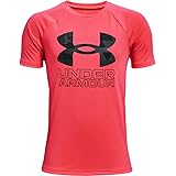 Under Armour Boys' Tech Hybrid Printed Fill Short-Sleeve T-Shirt