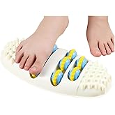 2025 New Foot Massager Roller for Plantar Fasciitis Relief, Dual Foot Acupressure Therapy for Pain Relief, Stress Relief and Improved Circulation, Portable Reflexology Tool for Home and Office Use
