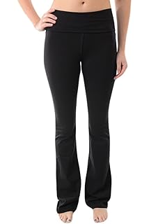 women's fold over yoga pants