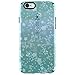 Speck Products CandyShell Inked Case for iPhone 6/6S - Retail Packaging - Overlay Floral Aqua/Atlantic Green