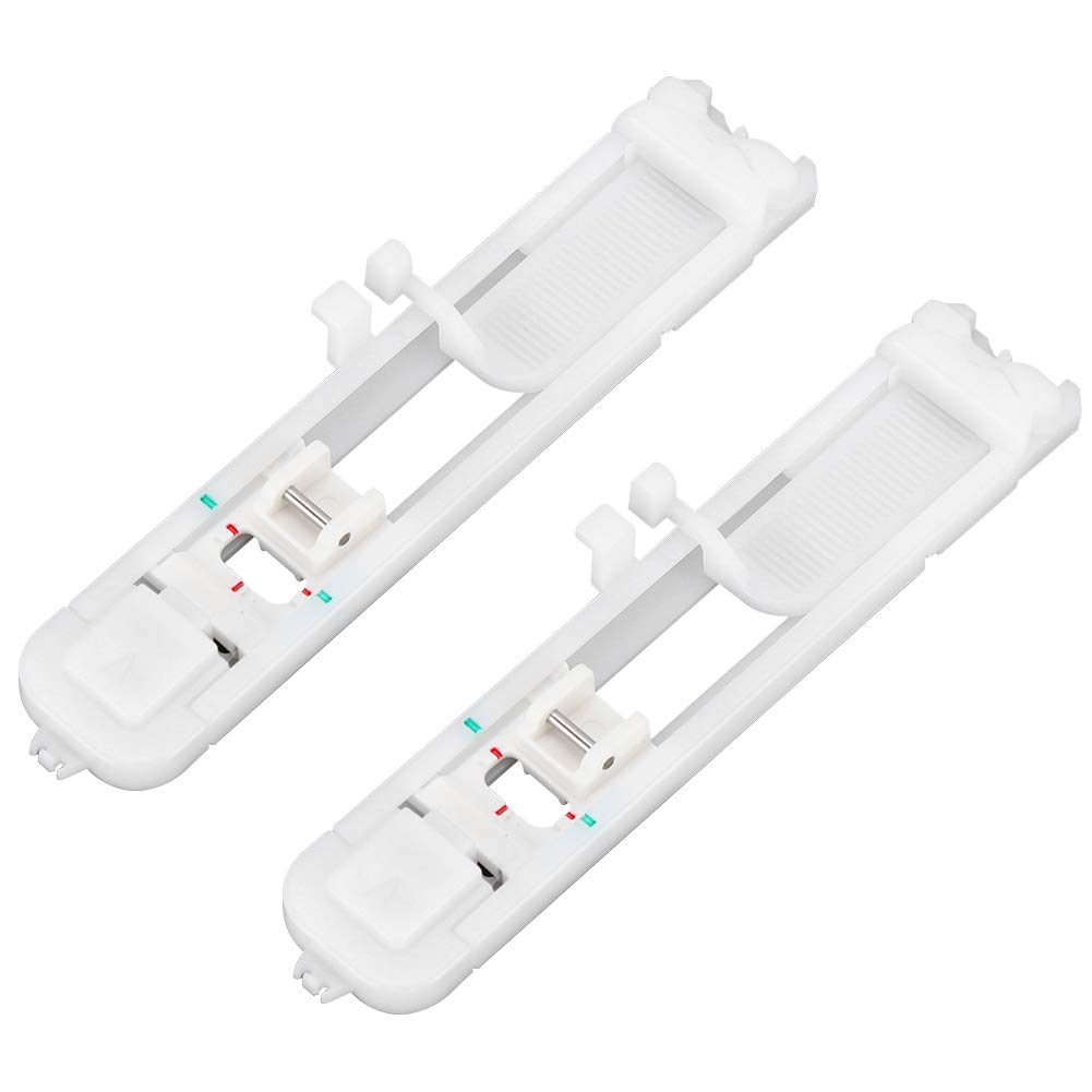 2Pcs Buttonhole Foot Automatic Sliding Buttonhole Foot Presser Foot Domestic for Sewing Machine Parts Multi-Function Home Stitch