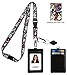 Pablo Picasso Girl before a Mirror Print Lanyard with PU Leather ID Badge Holder with Front and Back pockets, Safety Breakaway Clip and Matching Note Card. Free Gift of Carabiner Keychain Flashlight.