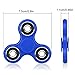 HITASION Hand Spinner Fidget Toys for Adults EDC ADHD Focus Ultra Durable High Speed 1-3 Min Smooth Spin (Blue)