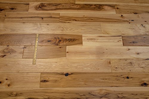 Hickory Hand Scraped Natural Prefinished Engineered Wood Flooring 7 1/2" x 1/2" Samples at Discount Prices by Hurst Hardwoods
