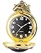 AMPM24 Men's Golden Dragon Dangle Pendant Pocket Quartz Watch + Gift Chain WPK043