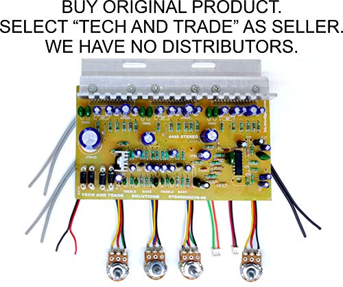 TECH AND TRADE 4440 Triple IC Based DIY Home Theater Audio Amplifier
