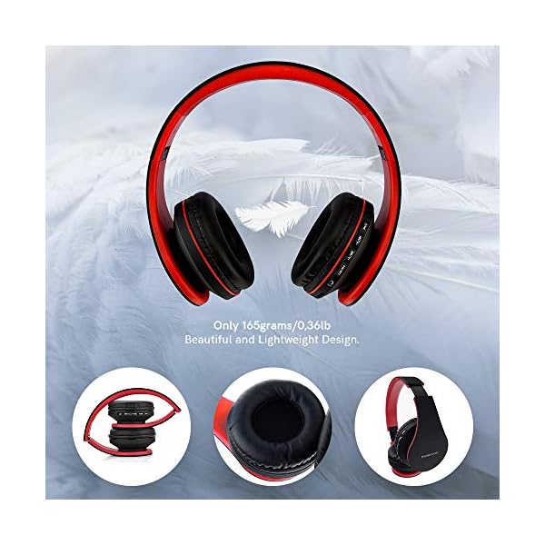PowerLocus-Wireless-Bluetooth-Over-Ear-Stereo-Foldable-Headphones-Wired-Headsets-Noise-Cancelling-with-Built-in-Microphone-for-iPhone-Samsung-LG-iPad-BlackRed PowerLocus Wireless Bluetooth Over-Ear Stereo Foldable Headphones, Wired Headsets Noise Cancelling with Built-in…