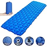 CAMPORT Inflatable Sleeping Pad Lightweight Camping, 40D Nylon Ultralight Compact Waterproof Air Camping Mat Comfy Backpacking, Traveling Hiking