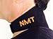 Neck Wrap by NMT ~ Pain Relief for Women and Men, Sleep Apnea, Arthritis, Migraine, Headache, Health, Swelling, Stiff ~ Portable Black Brace ~ New Flexible Cervical Support Collar ~ Physical Therapy