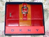 Apparel DKNY Ladies Sheep Skin Leather Tri-Fold Wallet Book