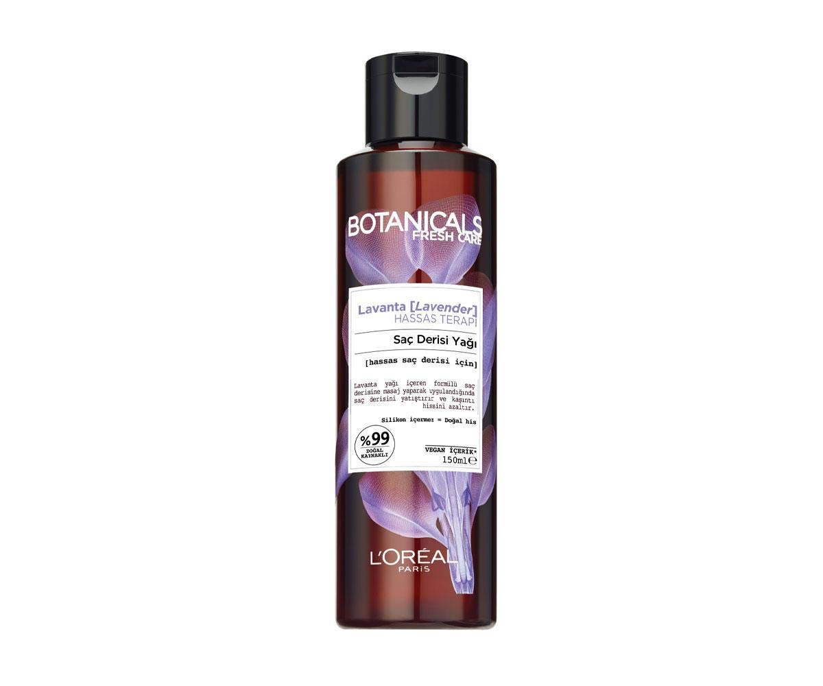 L'Oreal Botanicals Lavender Sensitive Hair & Scalp Vegan Pre Shampoo Oil 150ml (Packaging May Vary)