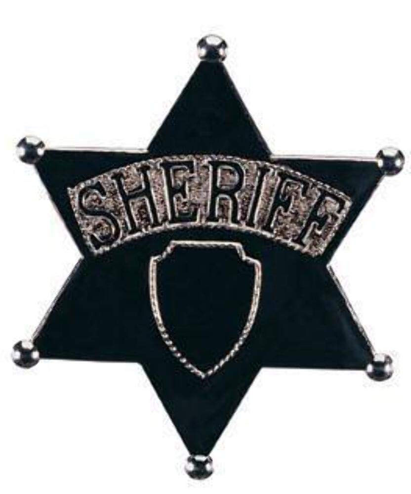 Rubies Official Jumbo Sherriff Star Adult (One Size) Halloween