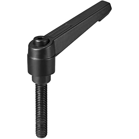 uxcell M10*1.5 Handle Adjustable Clamping Lever Thread Push Button 