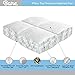Bare Home Twin Extra Long Microplush Mattress Topper - Pillow Top Reversible - Mattress Cover - Dual Sided All-Season - 8