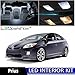 LEDpartsNow Interior LED Lights Replacement for 2010-2015 Toyota Prius Accessories Package Kit (10 Bulbs), WHITE