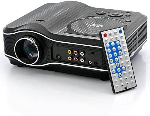 DVD Projector with DVD Player Built In - DVD Player Projector Combo, LED, 800x600, 30 Lumens, 100:1 Contrast