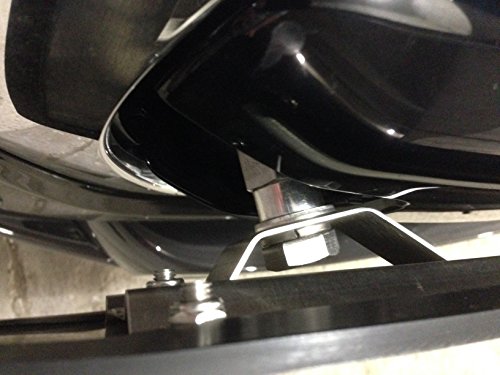 GMG Motorsports NO Holes License Plate Bracket for The Mini Cooper F55 / F56 / F57 (Will not fit The F54 Clubman, F60 Countryman or Older R Models) No Drill Tow Hook License Plate Mount