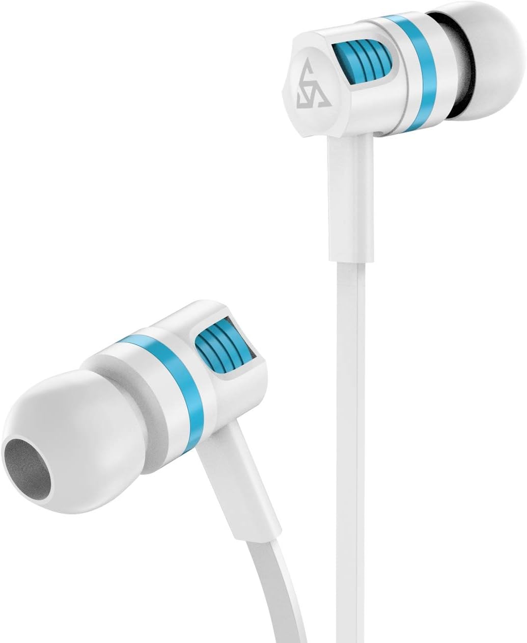 CLAVIER Echotone in-Ear Headphones/Earphones with Stereo Mic for All Smartphones