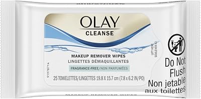 Olay Fragrance Free Makeup Remover Wet Cloths 25 Count