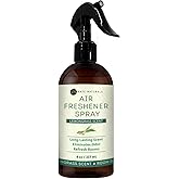 Kate Naturals Air Freshener Spray for Home. Lemongrass Essential Oil Odor Eliminator Room Freshener Spray for Pillows, Bedding, Linen (8 fl oz, Pet Safe, Non-Toxic)