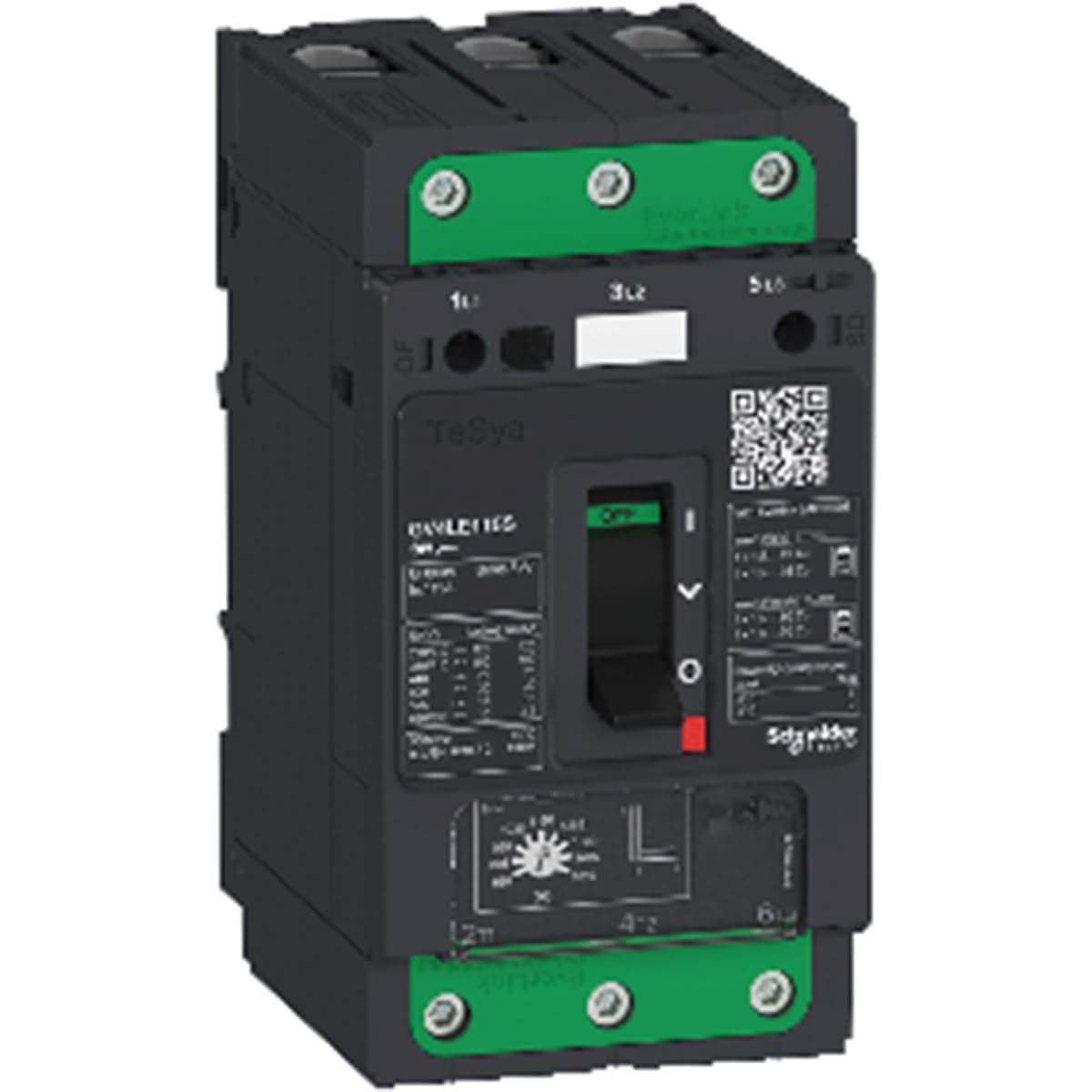 Schneider Electric, TeSys GV4 - magnetic circuit breaker - 80A 3P - with EverLink, GV4LE80N