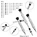 Screwdriver Set, iMiMi 38 in 1 Aluminum Alloy Precision Magnetic Driver Kit with 36 Bits, Electronics Repair Tool Kit for Cell Phone, Tablet, PC, Macbook and Other Devices