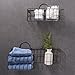 DII Farmhouse Vintage Décor, Wire Wall Basket, Assorted, Gray, 2 Piece
