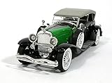 1934 Duesenberg, Black - Signature Models 32310 - 1/32 Scale Diecast Model Toy Car