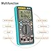 Digital Multimeter, Housolution True RMS 8000 Counts Auto-Ranging Digital Multi Tester Volt Amp Ohm Diode & Continuity Test for Households Electricians, Backlight LCD Display - BICE