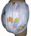 Baby Pants Blue Carousel Print Adult Pullon Plastic Pants - Extra Large