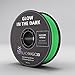 PLA Glow in The Dark Nature Green 3D Printing Filament, 1.75 mm