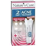 Nature's Cure Two-Part Acne Treatment System for Females 60 Tablets and 1 Oz Cream