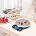 Digital Kitchen Food Scale Electronic Weight Scale for Dieting with Upgraded Blue Backlit Display-Batteries Included