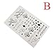Waterproof Halloween Full Body Joker Stickers Decal Cosplay Party Temporary Tattoos, A+B+C+D