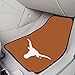 FANMATS 5641 Texas Longhorns Front 2-Piece Team Logo Carpet Car Mat Set, Front Row Automotive Floor Mats, Non-Slip Backing, Team Colors