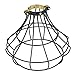 Pendant Cage Lampshade by ArtifactDesign for Industrial Vintage DIY Light Fixtures in Black